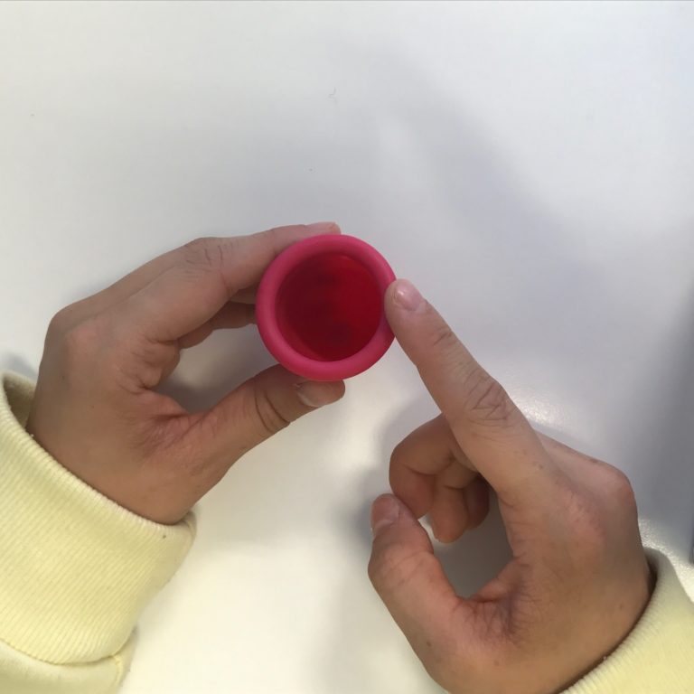 How to fold a menstrual cup 7 folds to try! Time of the Month Blog