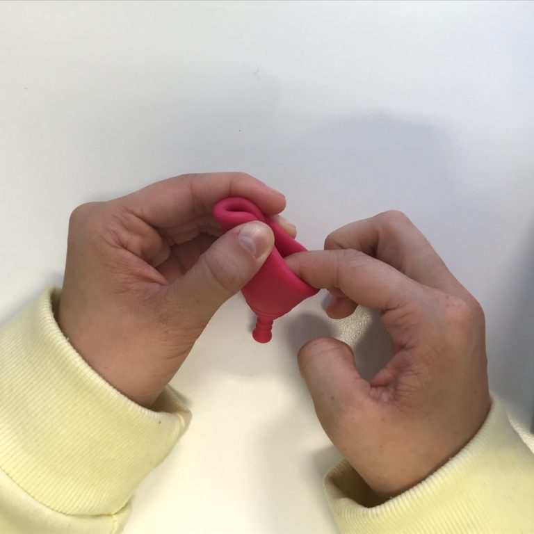 How to fold a menstrual cup 7 folds to try! Time of the Month Blog