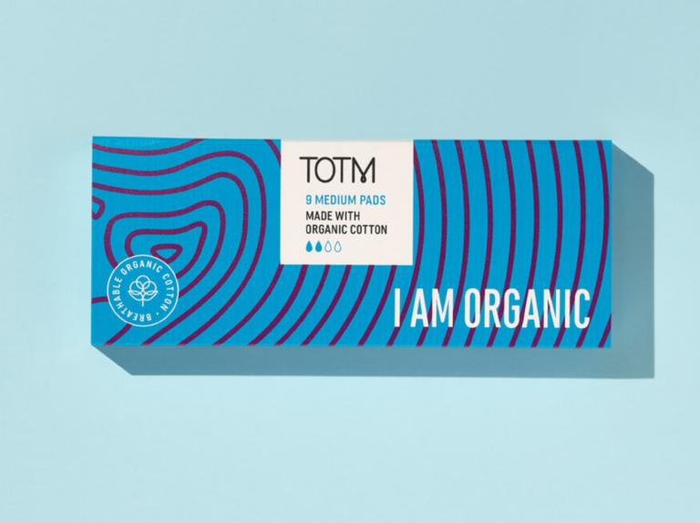TOTM organic cotton medium flow pads